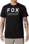 Fox Racing Non Stop Tech Tee In Black In Black