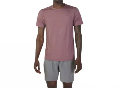 Fox Racing Rep Short Sleeve Tee In Cordovan Red In Pink
