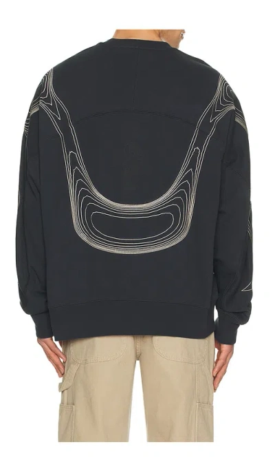 Fox Racing Vision Fleece Crewneck In Blue