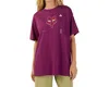 Fox Racing Withered Oversized Short Sleeve T-shirt In Magnetic Purple In Multi