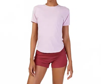 Fox Racing Women's Forums Tech Tee In Blush Pink In Purple