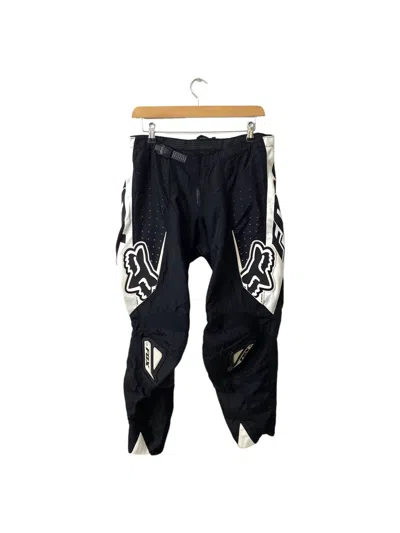 Pre-owned Fox X Fox Racing Motor Cross Biker Pants Ford In Black