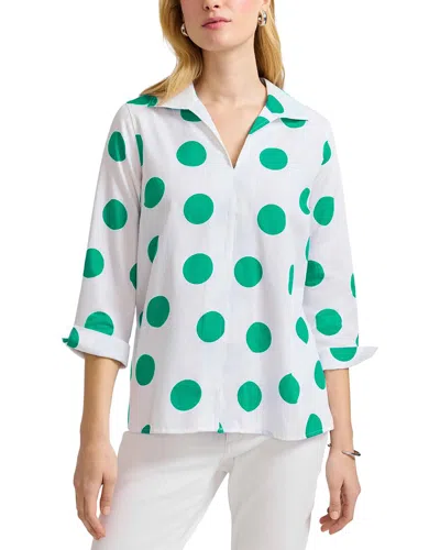 Foxcroft Agnes Shirt In Green
