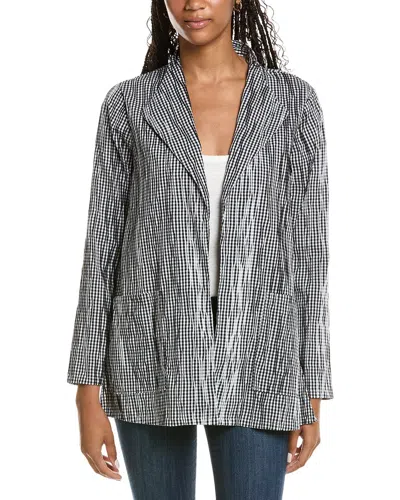 Foxcroft Alana Gingham Jacket In Green