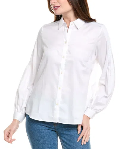 Foxcroft Audrey Stretch Shirt In White
