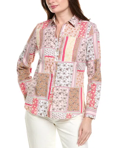 Foxcroft Ava Shirt In Beige