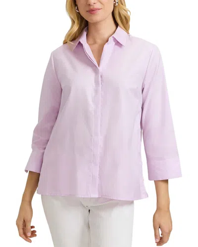 Foxcroft Beatrice Shirt In Purple
