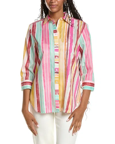 Foxcroft Boyfriend Shirt In Multi