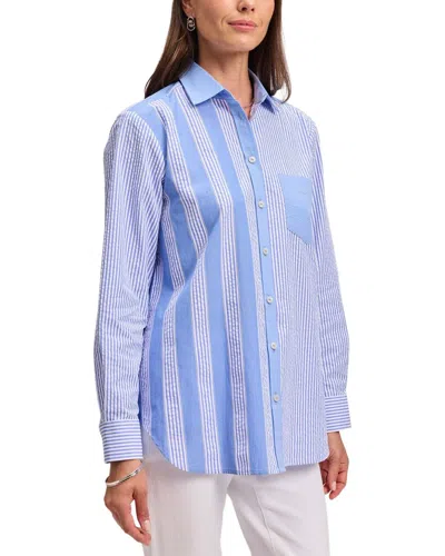 Foxcroft Boyfriend Shirt In White
