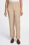 Foxcroft Caden Plush Corduroy Pants In Khaki