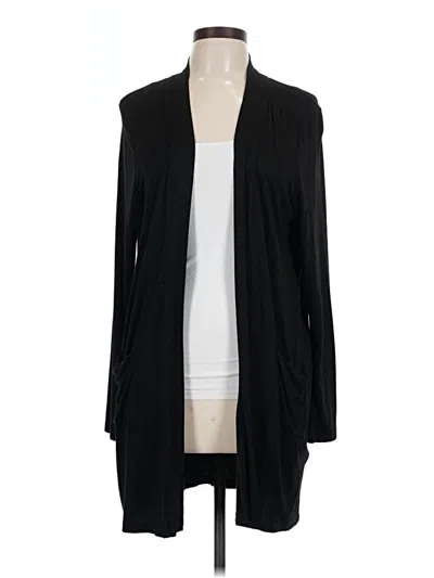 Pre-owned Foxcroft Cardigan Sweater In Black