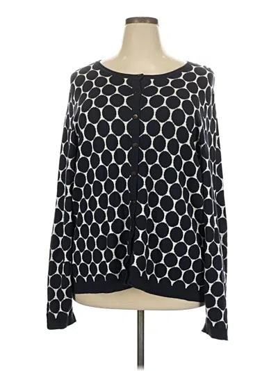 Pre-owned Foxcroft Cardigan Sweater In Black
