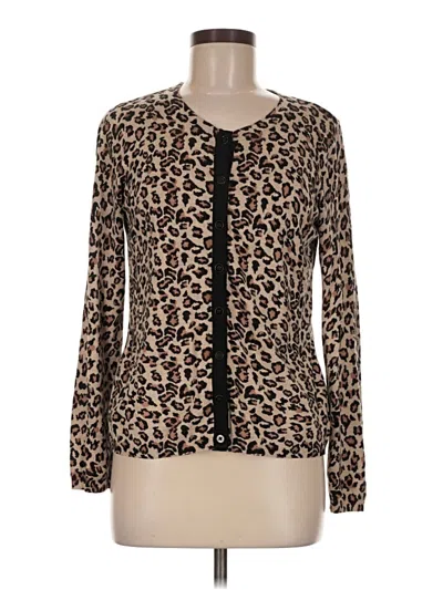 Pre-owned Foxcroft Cardigan Sweater In Brown