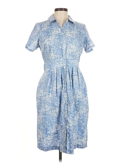 Pre-owned Foxcroft Casual Dress In Blue