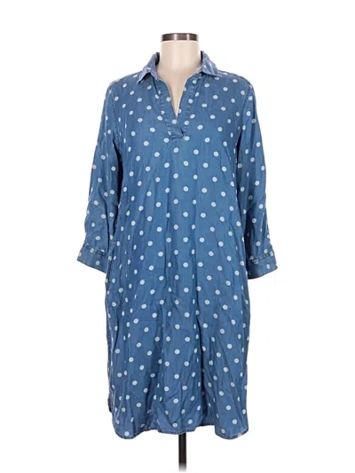 Pre-owned Foxcroft Casual Dress In Blue