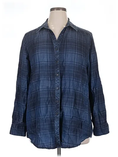 Pre-owned Foxcroft Casual Dress In Blue