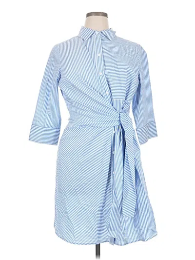 Pre-owned Foxcroft Casual Dress In Blue