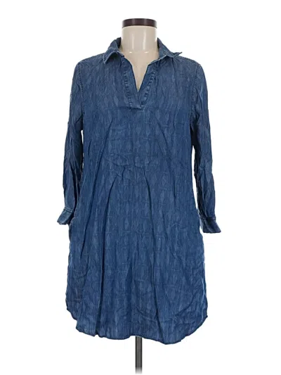 Pre-owned Foxcroft Casual Dress In Blue