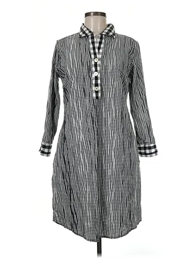 Pre-owned Foxcroft Casual Dress In Gray