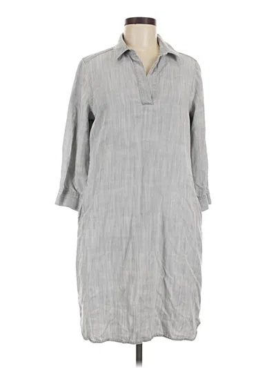 Pre-owned Foxcroft Casual Dress In Gray