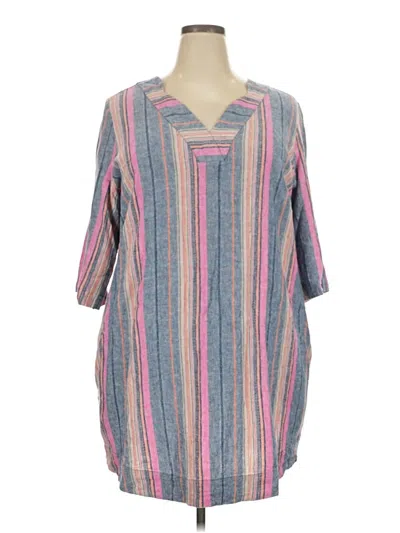 Pre-owned Foxcroft Casual Dress In Gray