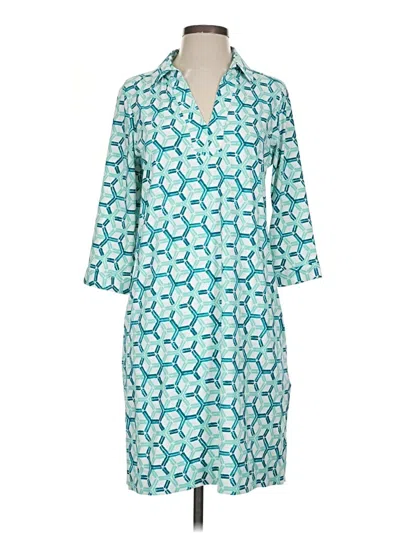 Pre-owned Foxcroft Casual Dress In Teal
