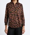 Foxcroft Cheetah Print Shirt In Multi