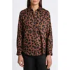 Foxcroft Cheetah Print Shirt In Multi