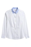 Foxcroft Dianna Stripe Button-up Shirt