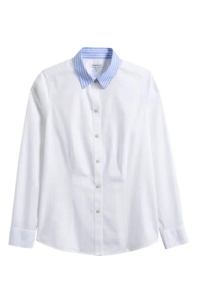 Foxcroft Dianna Stripe Button-up Shirt