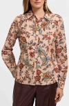 Foxcroft Hampton Autumn Corduroy Shirt In Brown
