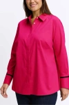 Foxcroft Iris Button-up Shirt In Pink
