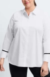 Foxcroft Iris Button-up Shirt In White