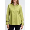 Foxcroft Iris Button-up Shirt In Green