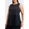 Foxcroft Jessie Layer Sleeveless Top In Black