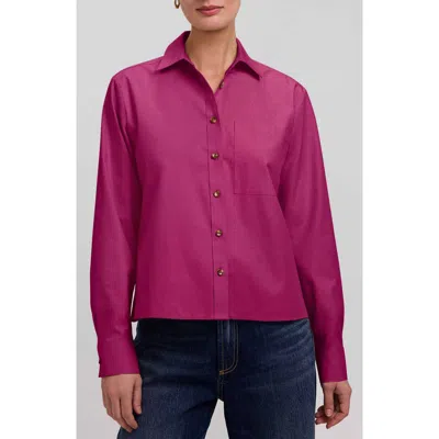Foxcroft Jodie Cotton Button-up Shirt In Multi
