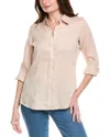 Foxcroft Jordan Linen Shirt In Beige