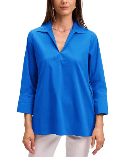 Foxcroft Julia Shirt In Blue