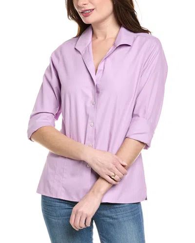 Foxcroft Katie Shirt In Purple