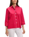 Foxcroft Kelly Stretch Shirt In Raspberry
