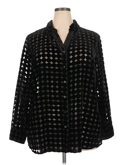 Pre-owned Foxcroft Kimono In Black