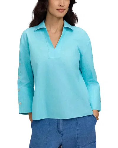 FOXCROFT LAINEY POPLIN TOP
