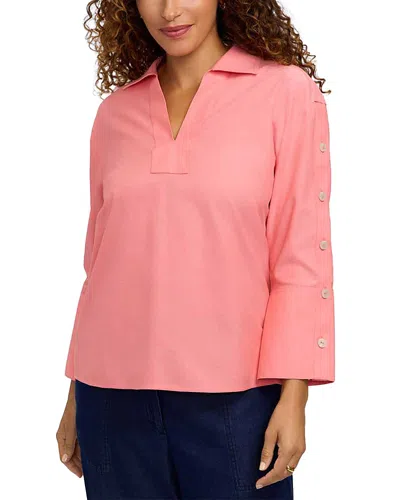 FOXCROFT LAINEY POPLIN TOP