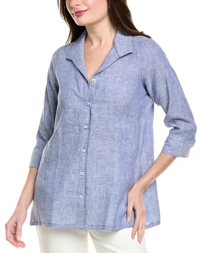 FOXCROFT FOXCROFT LINEN SHIRT