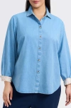 Foxcroft Margie Denim Button-up Shirt
