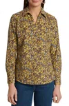 Foxcroft Mary Ditsy Floral Button-up Shirt In Multi