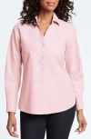 Foxcroft Mary Non-iron Cotton Oxford Button-up Shirt In Chambray Pink