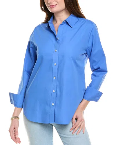 Foxcroft Meghan Shirt In Blue