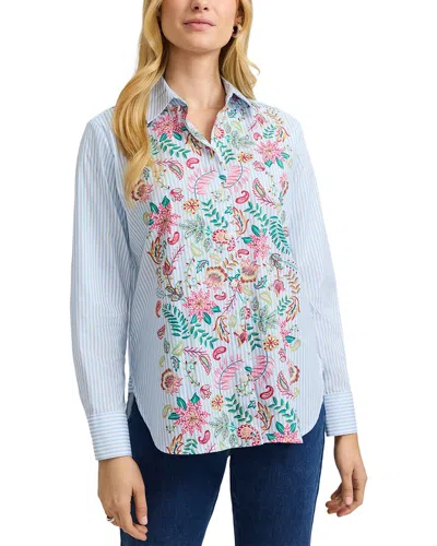 Foxcroft Meghan Shirt In Blue