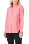 Foxcroft Non-iron Boyfriend Button-up Shirt In Pink